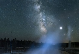 Milky Way over Yellowstone 