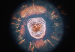  NGC 2392: Double-Shelled Planetary Nebula 