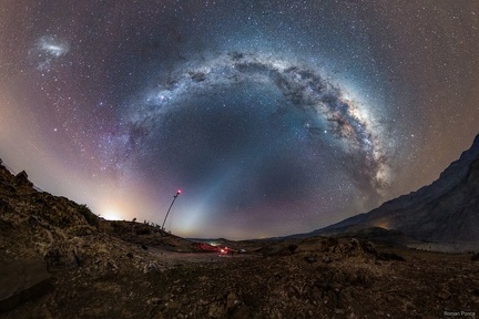 Milky Way and Zodiacal Light over Chile 