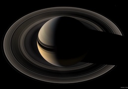 Crescent Saturn