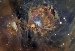 Orion Nebula in Oxygen, Hydrogen, and Sulfur 