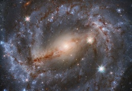 NGC 5643: Nearby Spiral Galaxy from Hubble