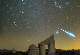 Geminid Meteors over Xinglong Observatory 