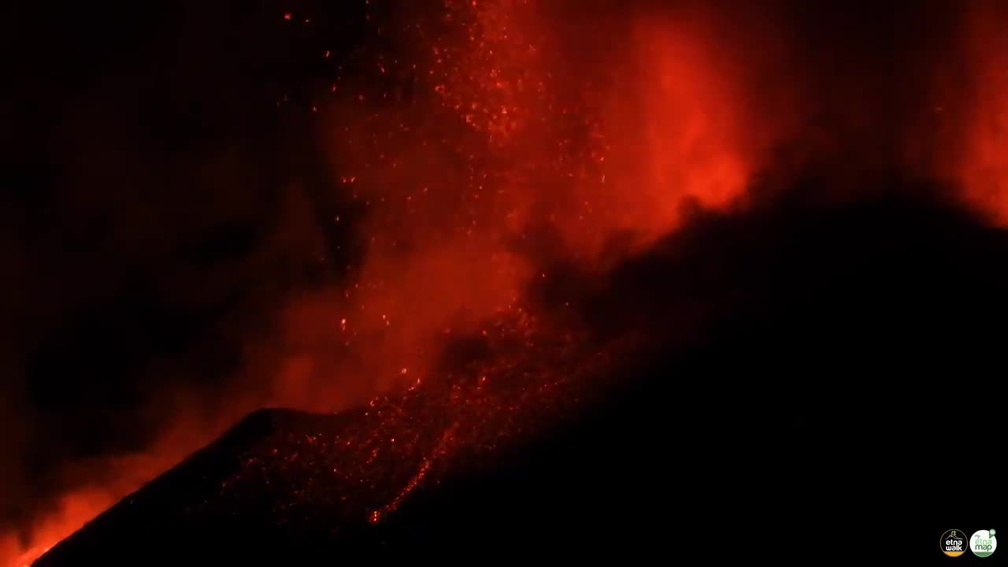 Etna éruption 22 décembre