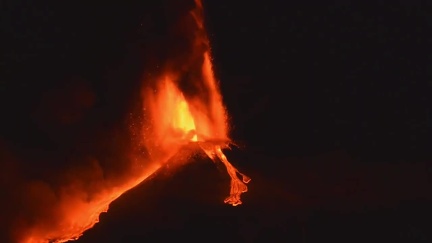 Etna éruption 17 Février 2021