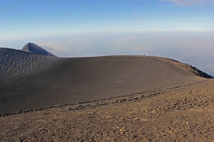Crater Of Volcan Acatenango 3993m, Guatemala